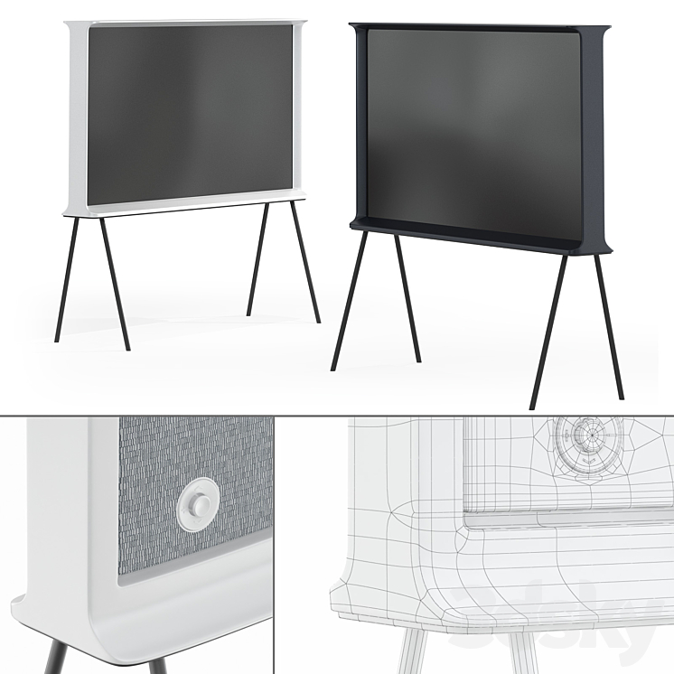 Samsung Serif TV 3D Model