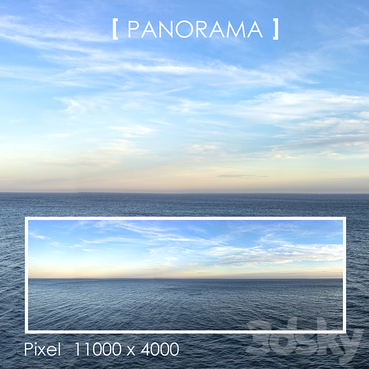 Set of panoramas of the promenade 3DS Max - thumbnail 2