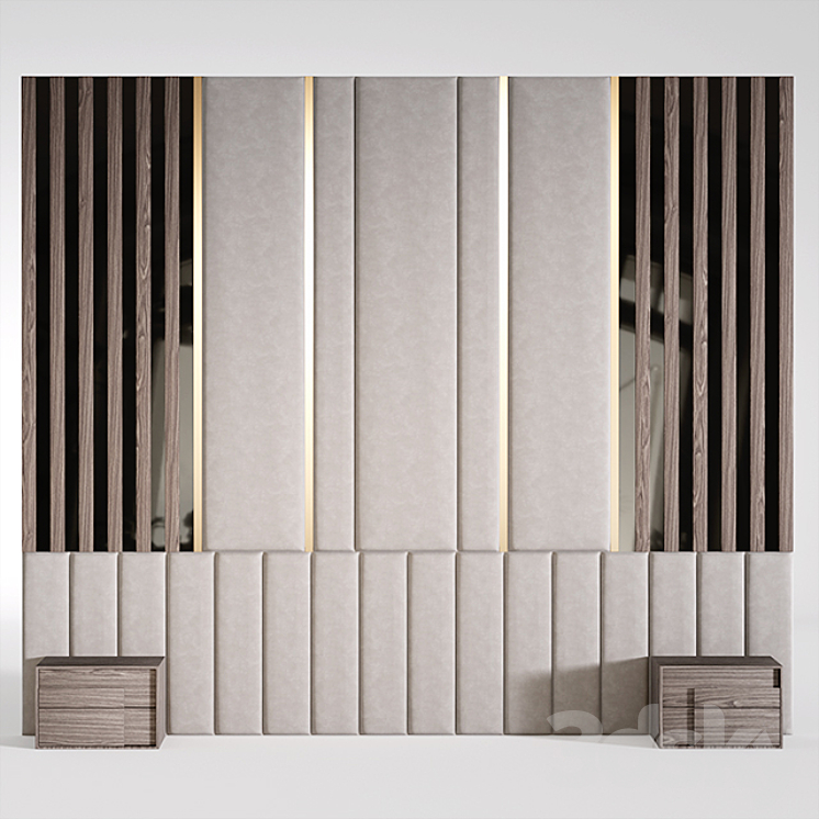 3DS MAX Headboard 8 3DS Max