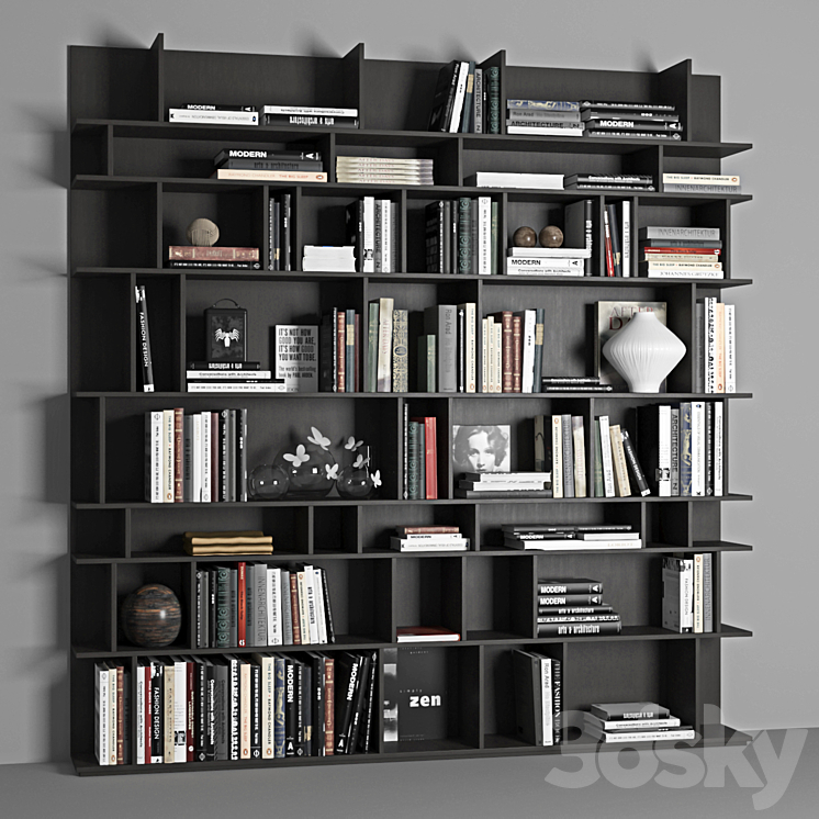 Cattelan wally bookcase 3D Model