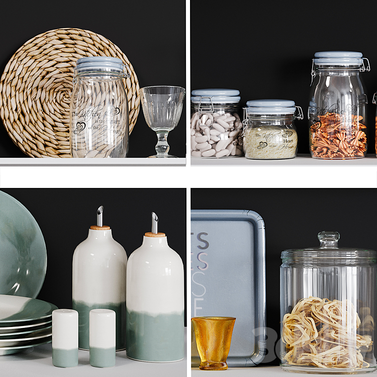 Zalato tableware 3D Model Free