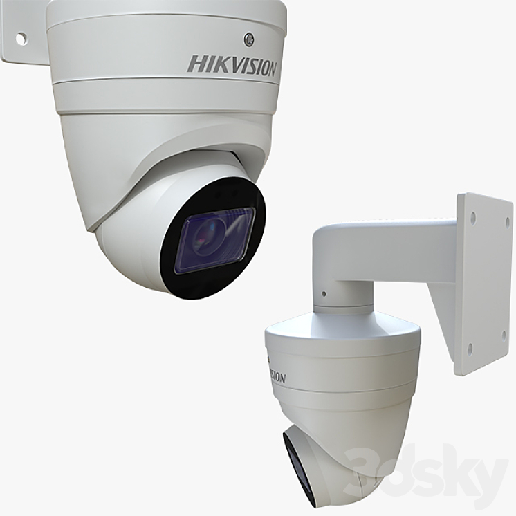 CCTV Surveillance Cameras HikVision 3D Model
