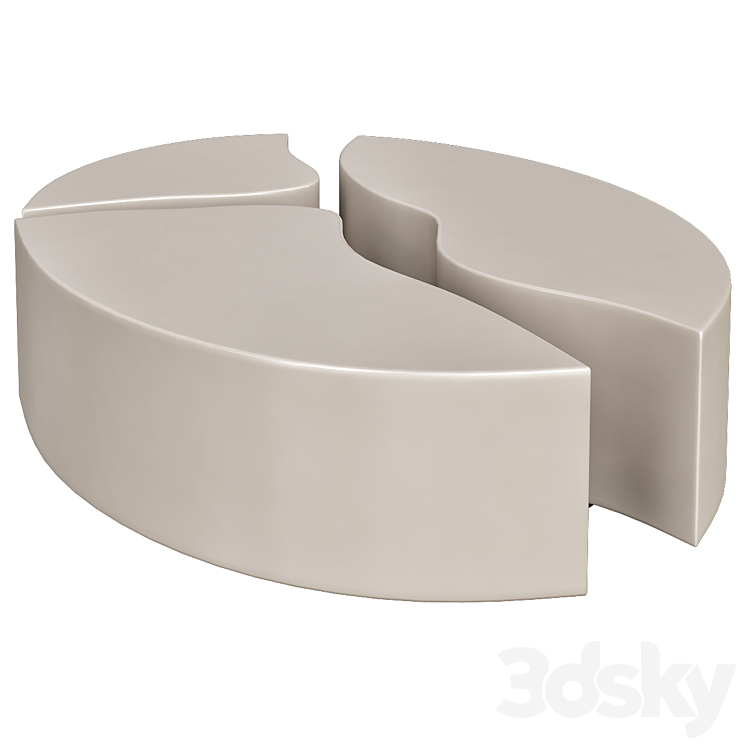 Boca Do Lobo by Covet Lounge 2018 LAPIAZ OVAL Center Table Inox Table