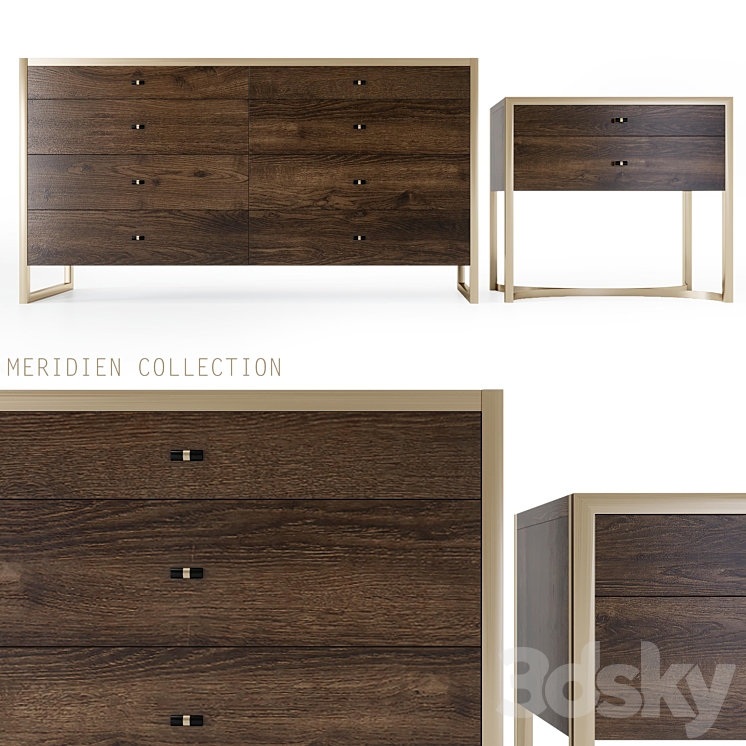 Meridien Collection_bedroom Furniture 3DS Max - thumbnail 1