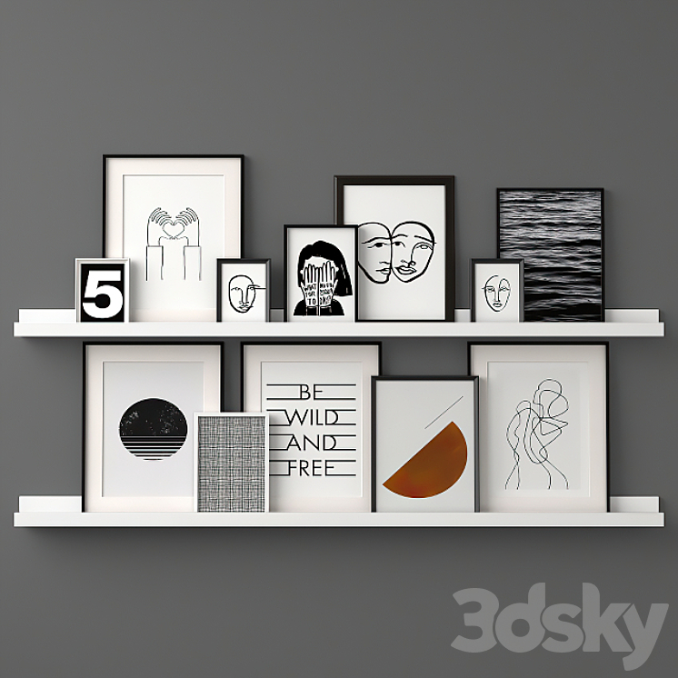 Posters On The Shelves 07 3DS Max - thumbnail 2