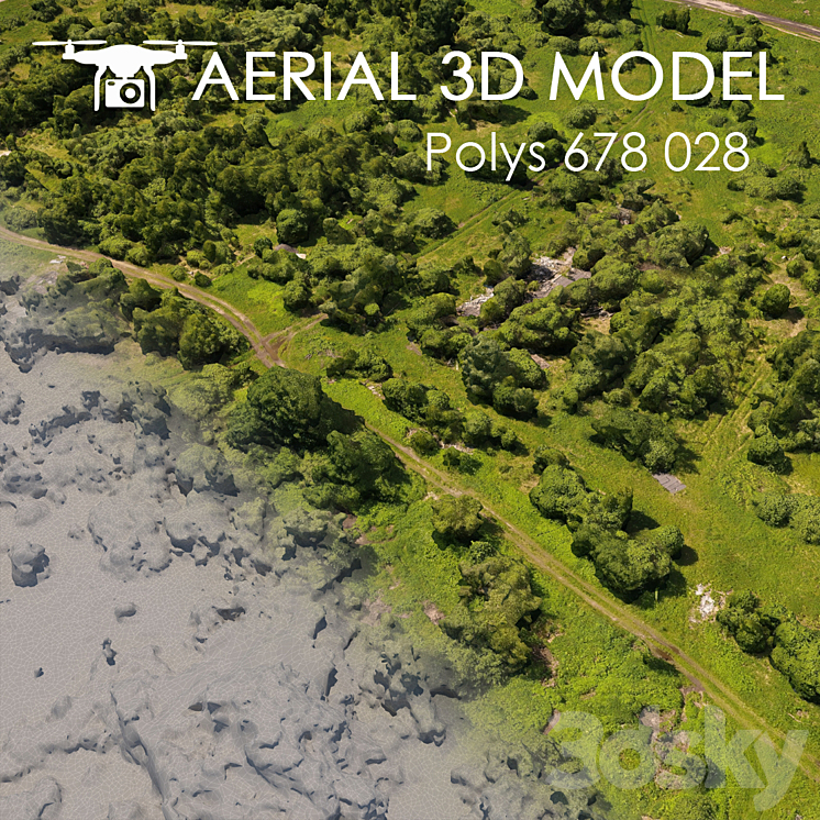 Aerial scan 8 3D Model