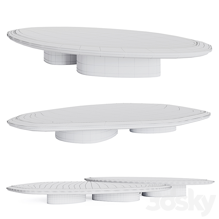 Ragali coffe tables 3D Model