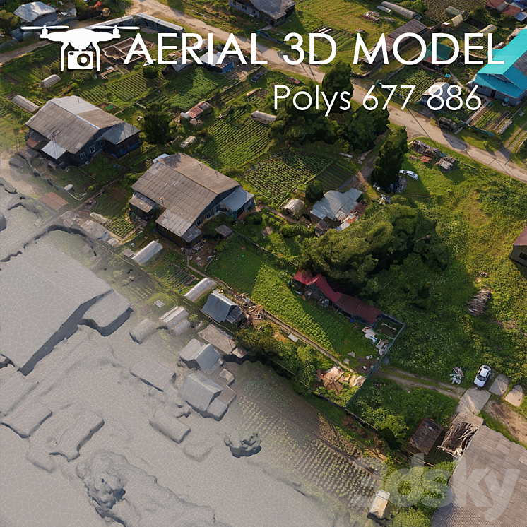 Aerial scan 13 3DS Max - thumbnail 2