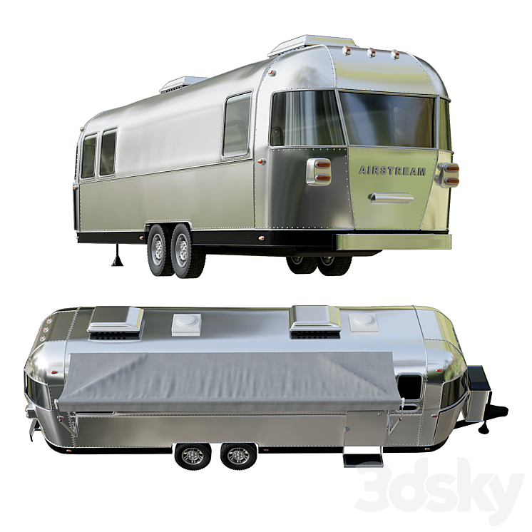 Airstream_Travel Trailers 3D Model