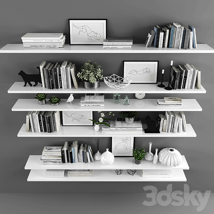 Decorative set 41 3D Model