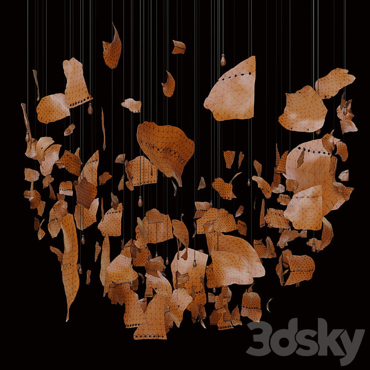 Chandelier Light Vargov 3D Model