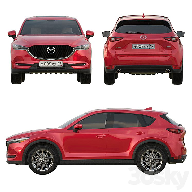 Mazda CX-5 2017 3D Model