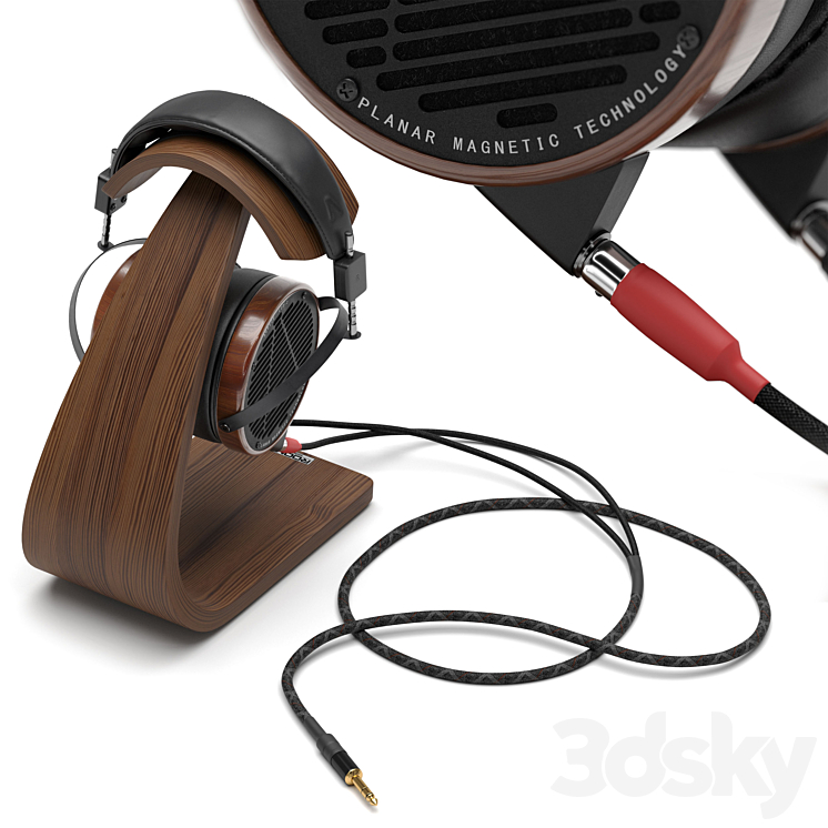 Headphones Audeze LCD-2 3D Model