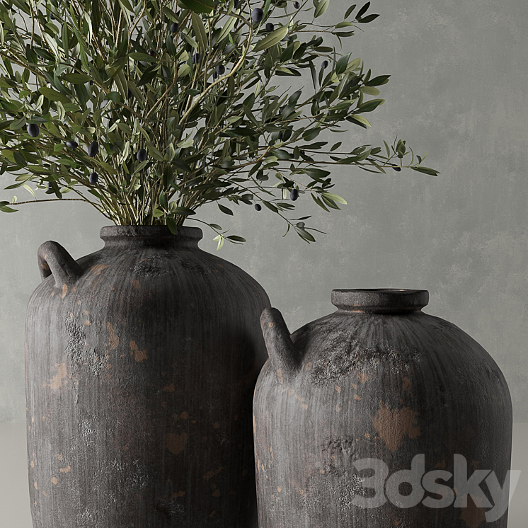 RH 19th c. spanish water vessel 3D Model