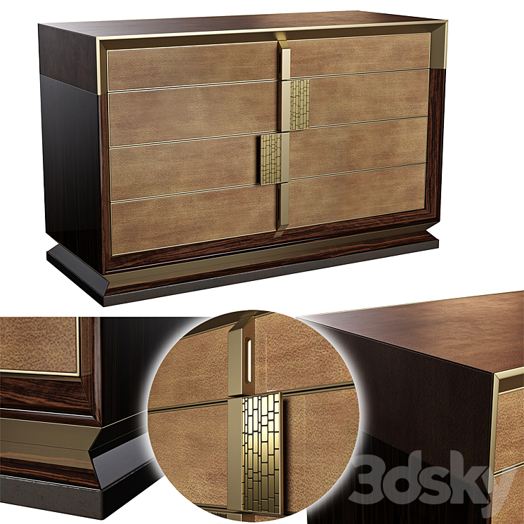 Chest Sicis BLAKE CHEST OF DRAWERS 3DS Max - thumbnail 1