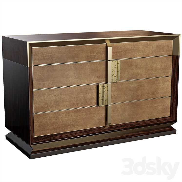 Chest Sicis BLAKE CHEST OF DRAWERS 3DS Max - thumbnail 2