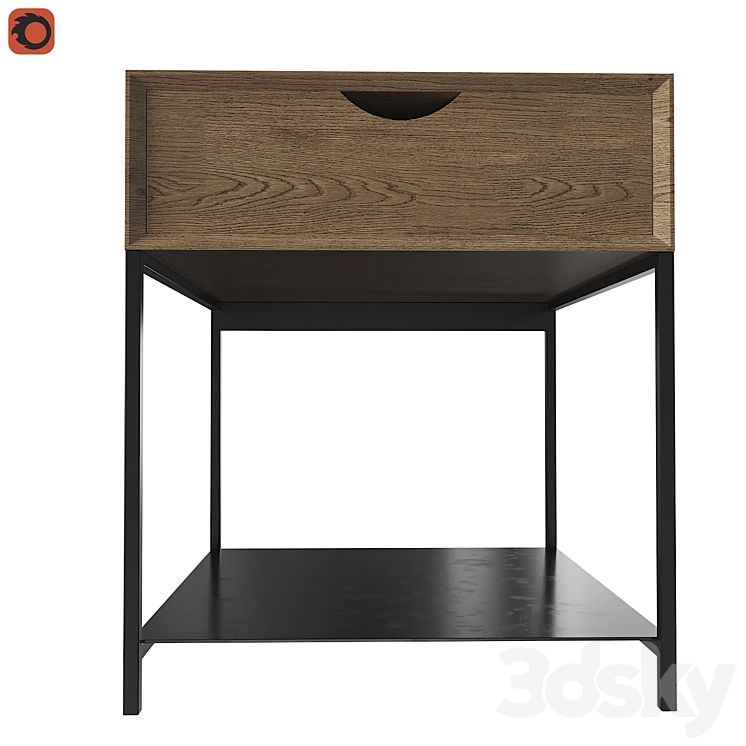 Bedside table Mambo Am.Pm 3D Model