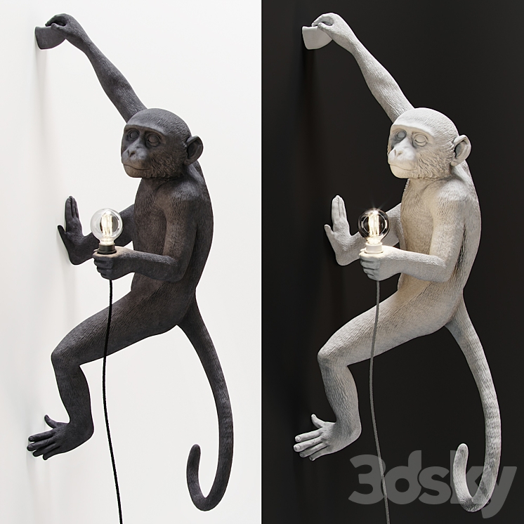 The Monkey Lamp Hanging Version Right 3DS Max - thumbnail 2