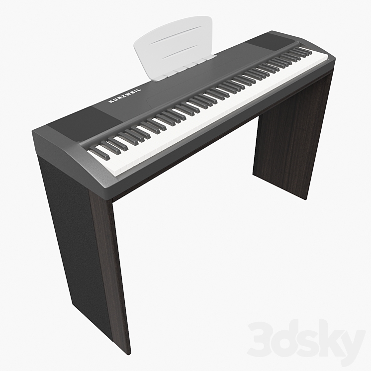 Piano 3DS Max - thumbnail 1