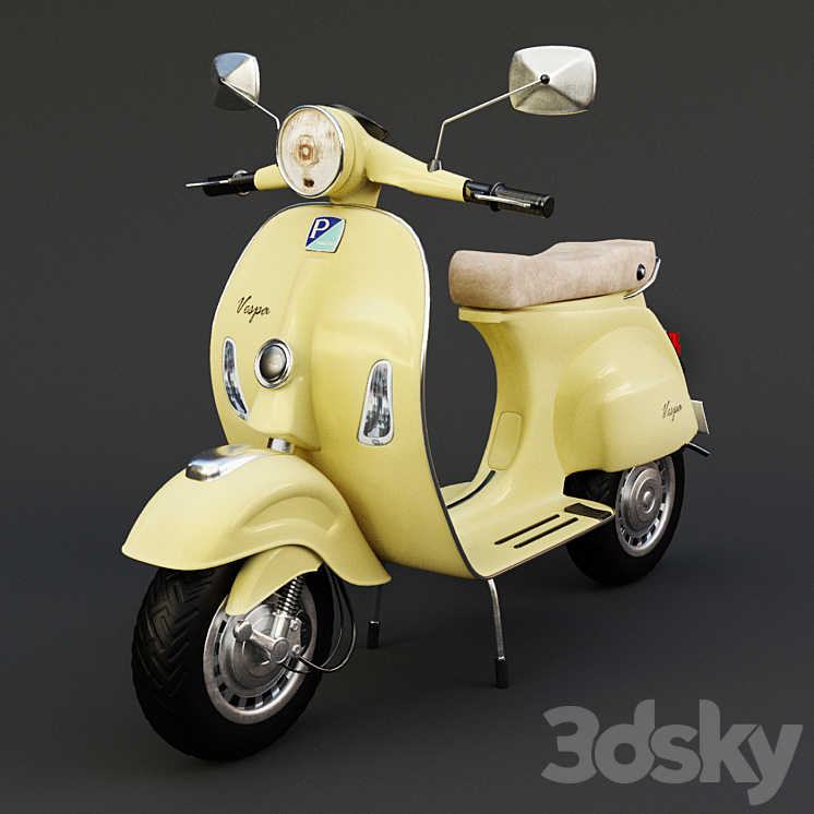Vespa 01 3D Model