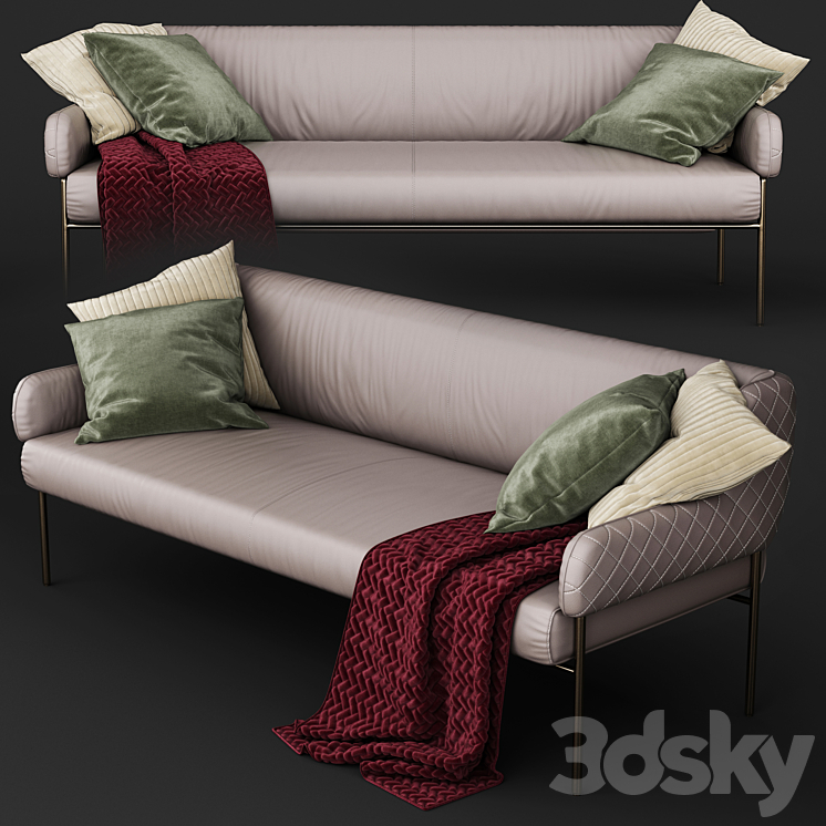 Ginevra Sofa Formitalia 3D Model