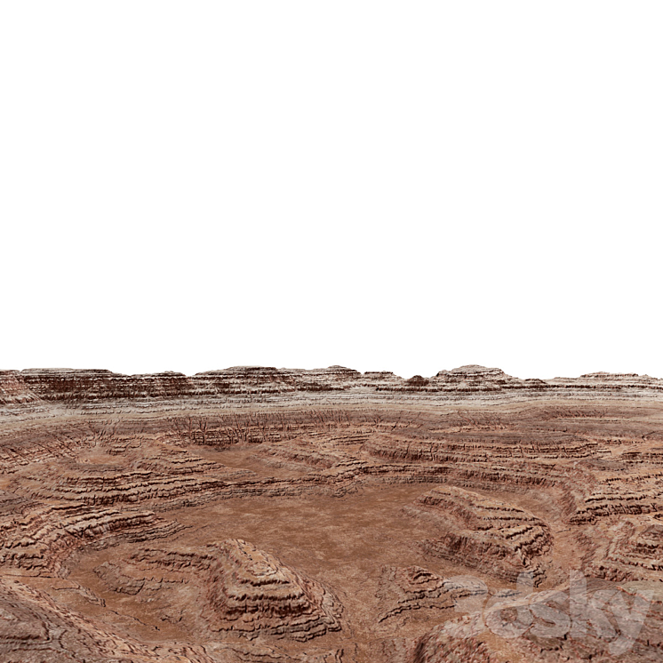 Landscape canyon 3DS Max - thumbnail 2