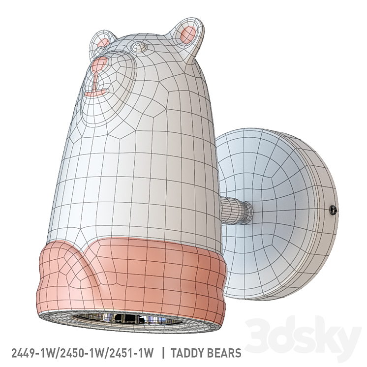 Favorite 2449-1W 2450-1W 2451-1W 3D Model