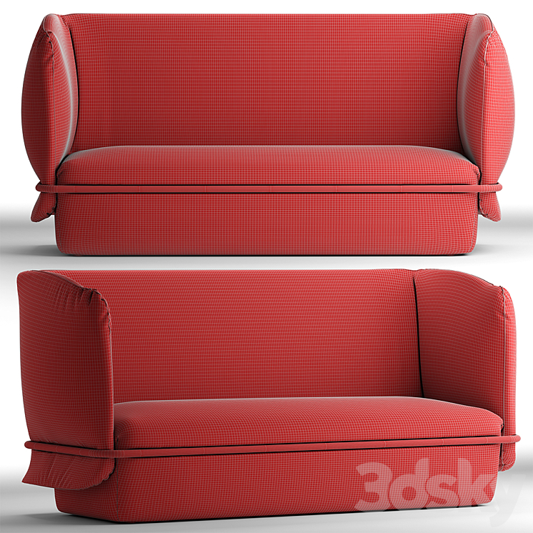 My home collection Chemise sofa 3DS Max - thumbnail 2