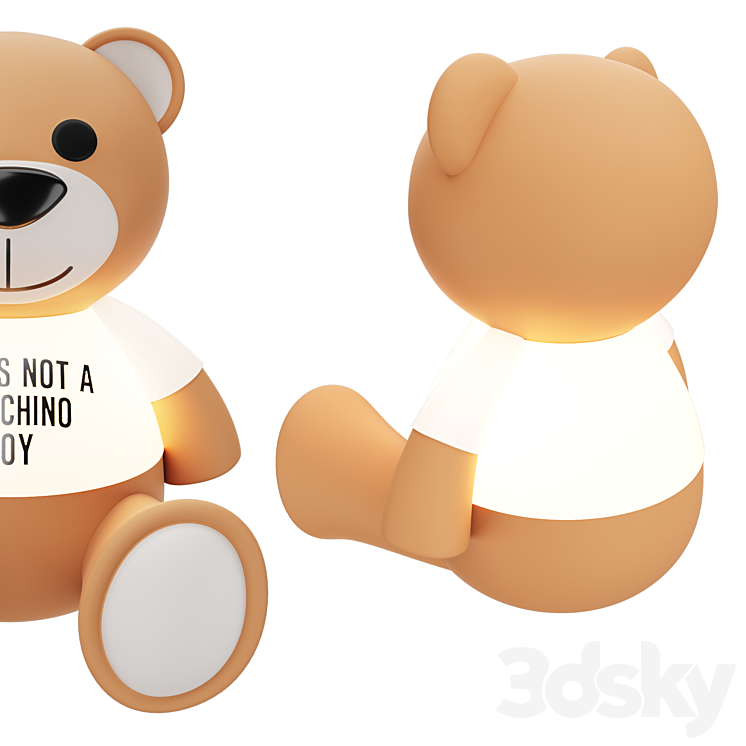 Table lamp Kartell TOY Moschino by Jeremy Scott 3D Model