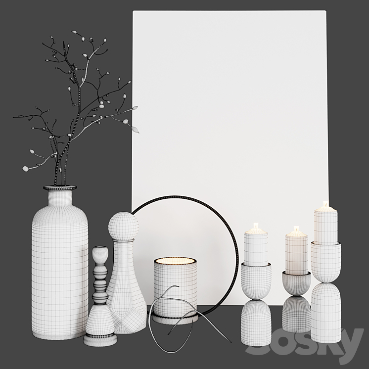 Decor set 07 3D Model