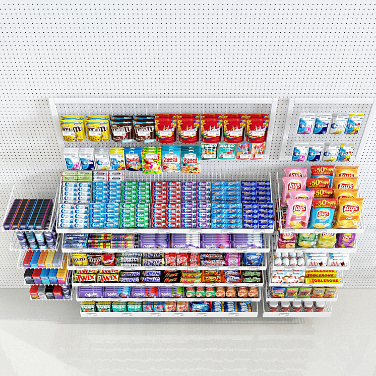 Candy rack 3 3D Model