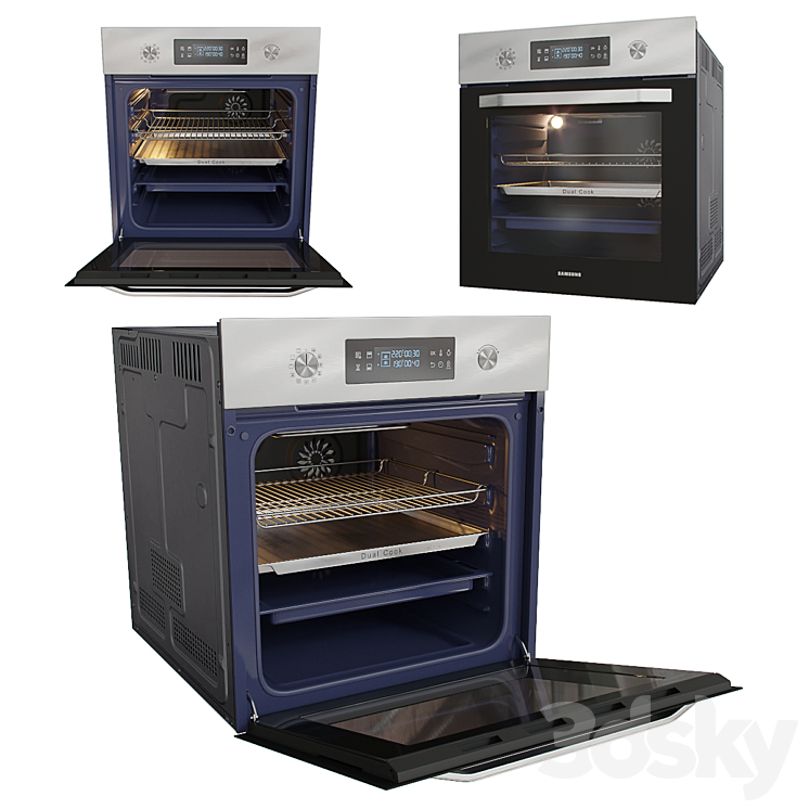 Electric oven Samsung NV64R3531BS 3DS Max - thumbnail 1