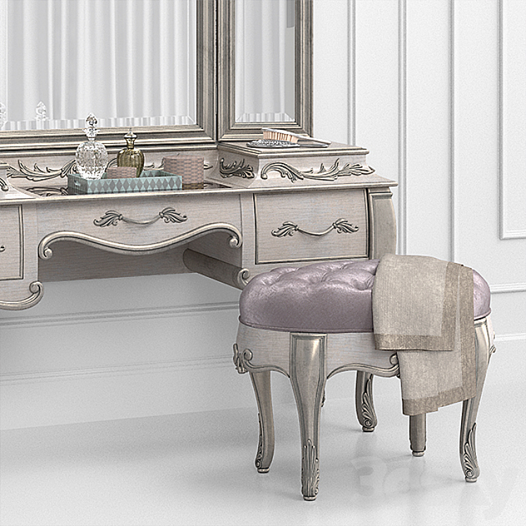 Bella terra vanity furniture set 3DS Max Model - thumbnail 2