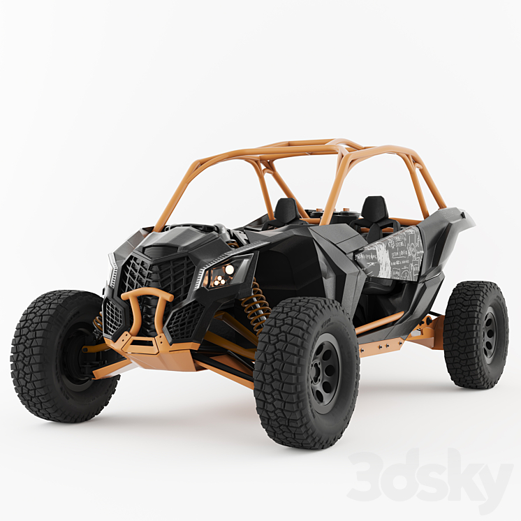 baggi can-am maverick 2019 3D Model