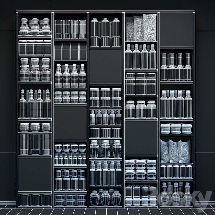 StoreShelf-78 3D Model Free