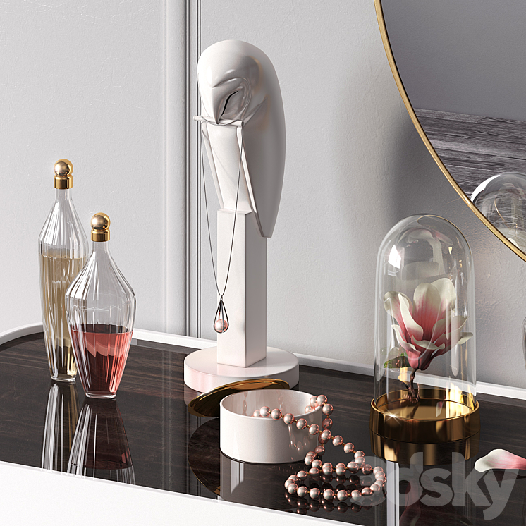Dressing table EDEN by Capital Collections 3D Model