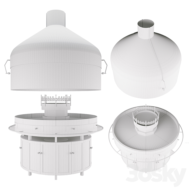 Barbecue 3D Model