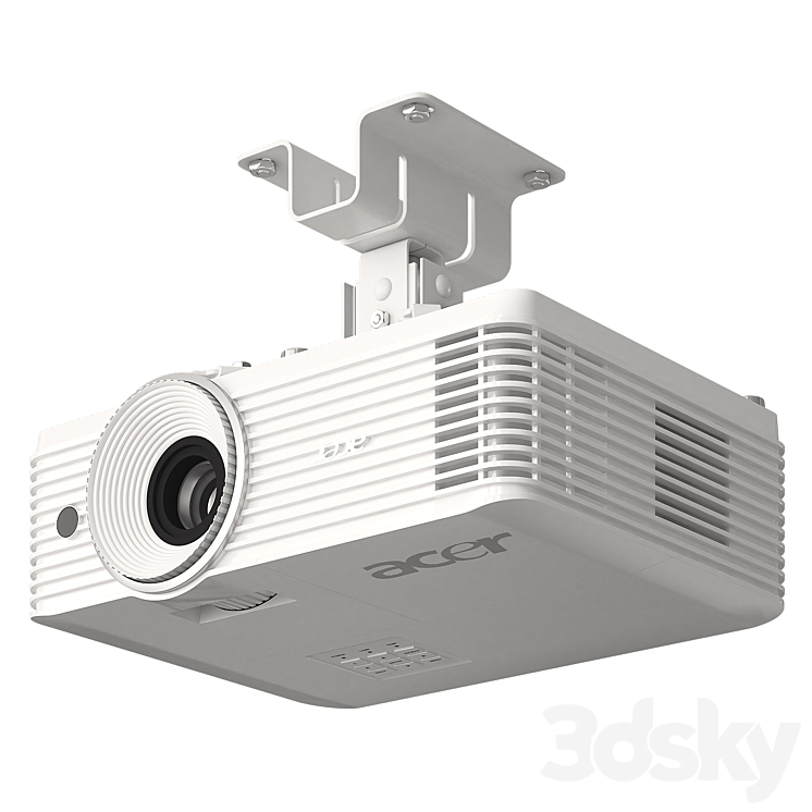 Projector Acer with Screens Set 3D Model