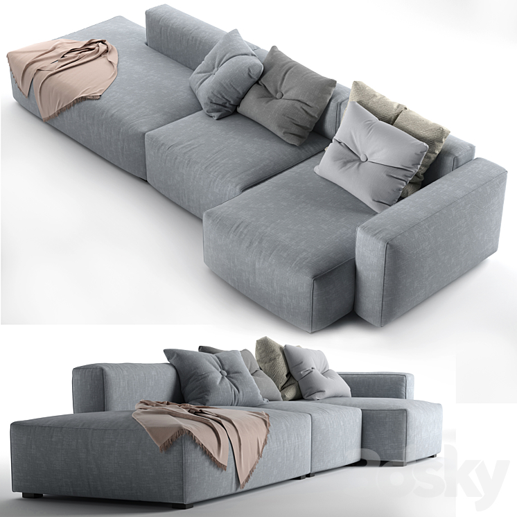 Sofa MAGS SOFT 3D Model