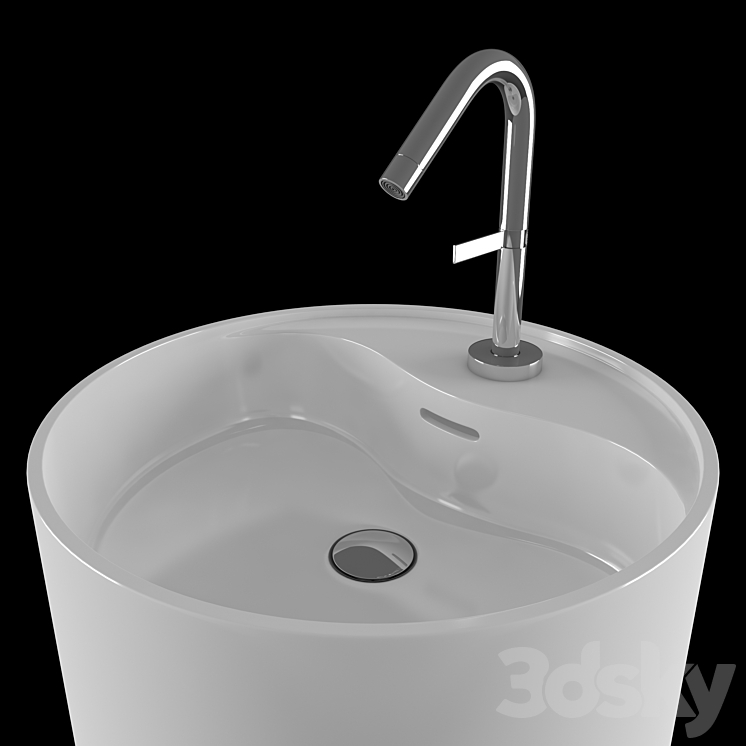 Sink NT Rimini NT407 3D Model