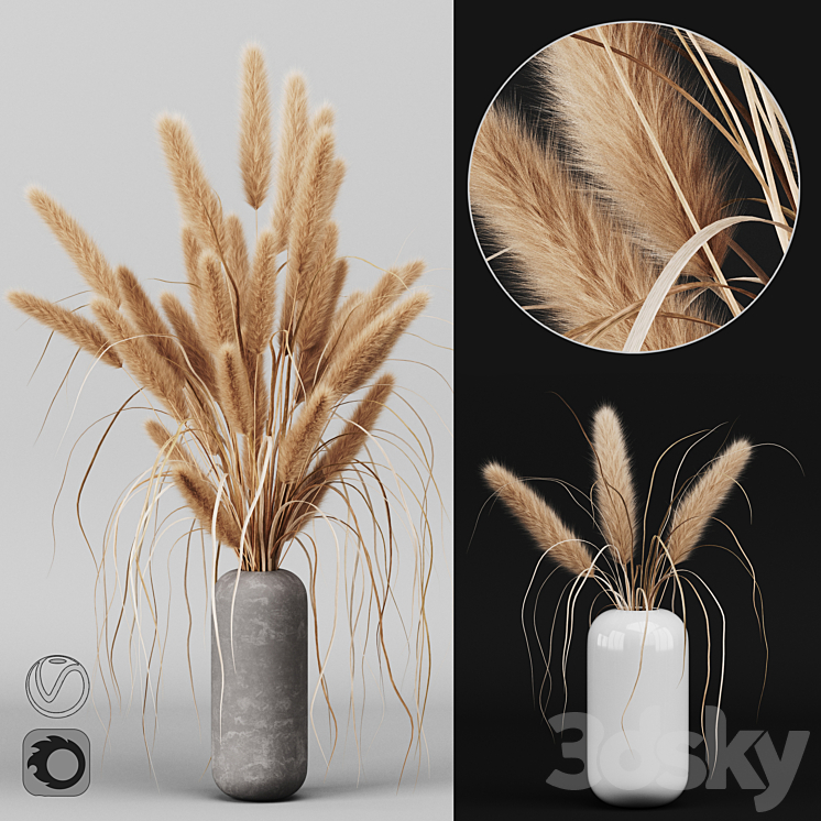 A bunch of Pampas 2 3DS Max - thumbnail 1