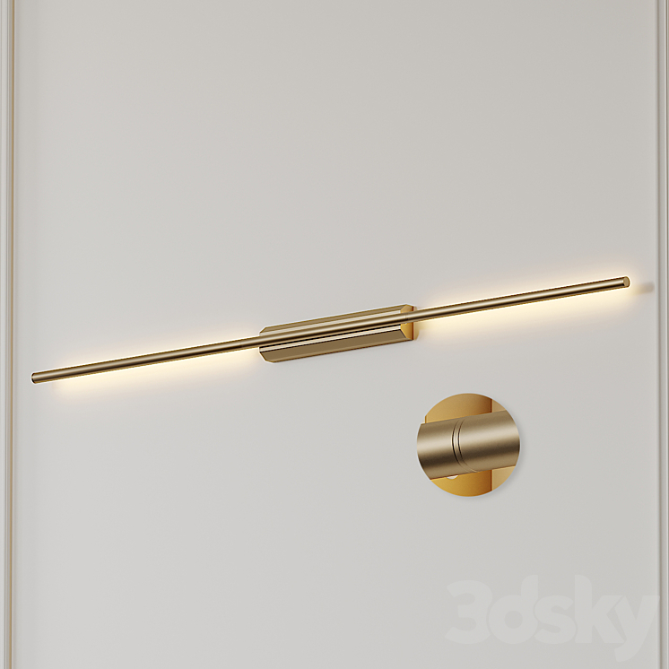 LINK Double Reading Wall Lamp 3DS Max - thumbnail 2