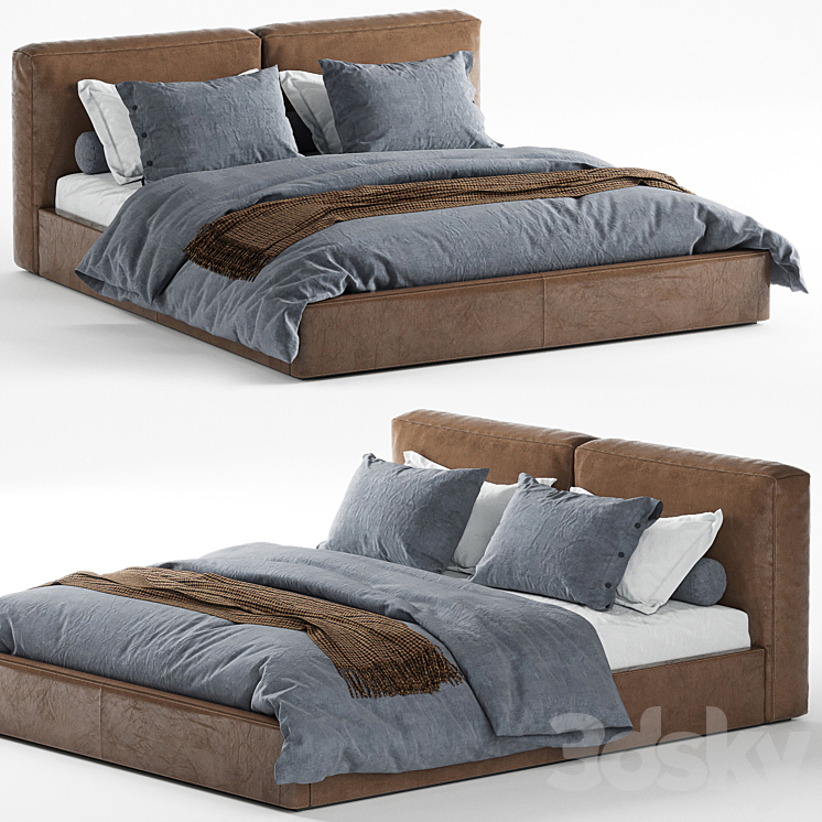 Bed Nicoline Soft 3DS Max - thumbnail 1