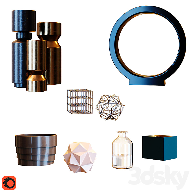 Decor Set # 06 3D Model