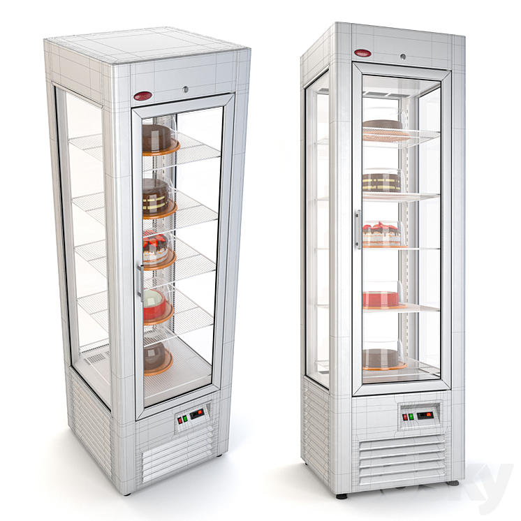 “Confectionery cabinet RS-0.4 “”Veneto””” 3DS Max - thumbnail 2