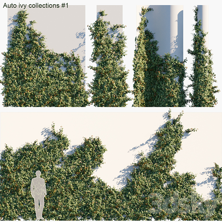 Auto ivy collections # 1 3DS Max - thumbnail 1