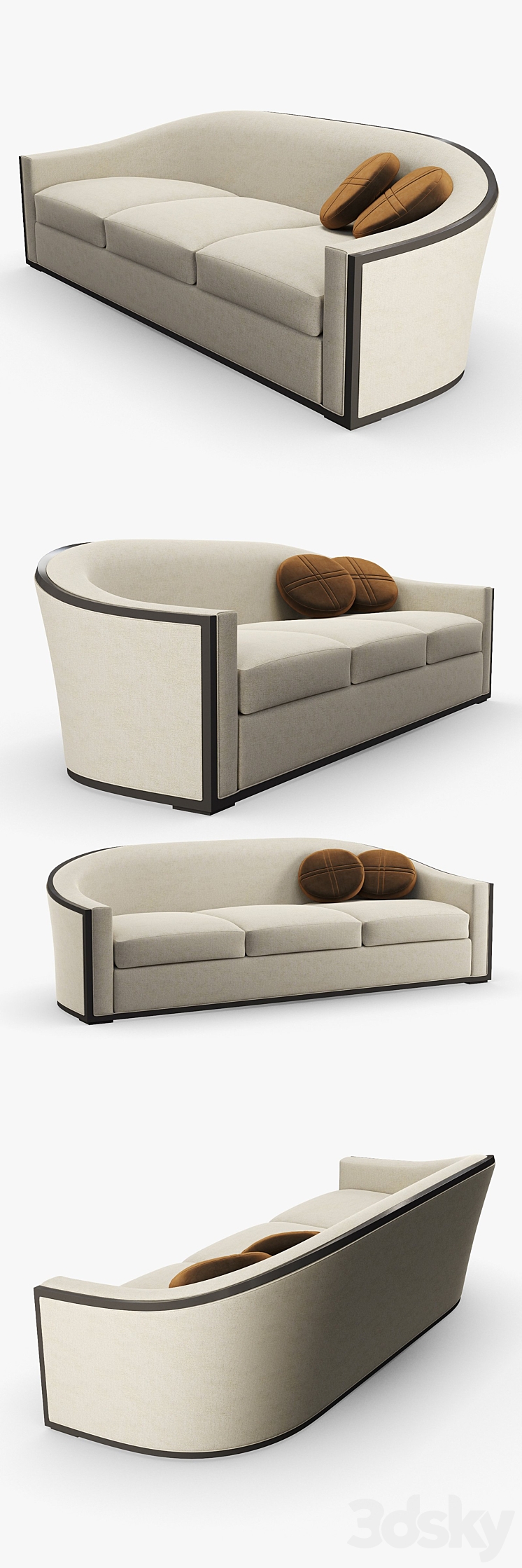 Michael Berman - Piedmont sofa 3D Model