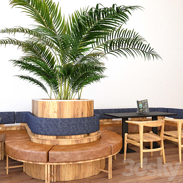 The restaurant 3D Model