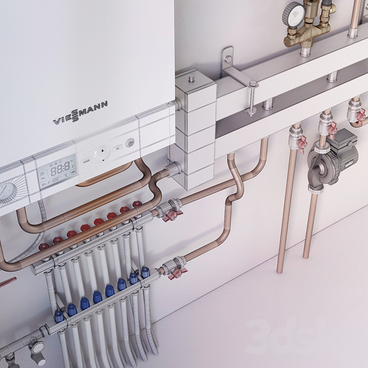 Boiler room 3D Model