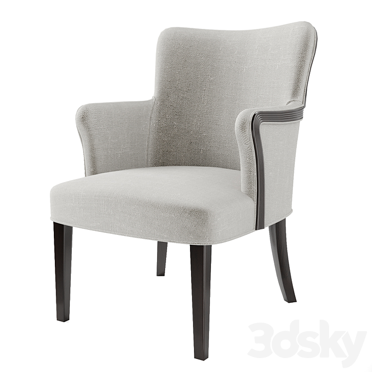 Michael Berman limited ALMONT DINING ARMCHAIR 3DS Max - thumbnail 1